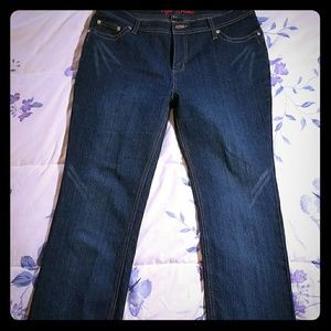 Denim pants and crop top jacket